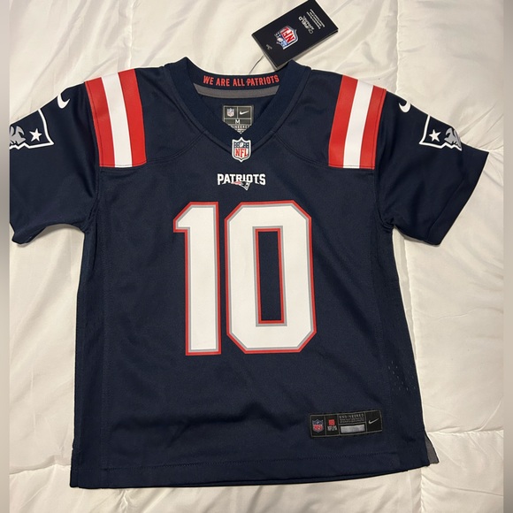 NE Patriots Jersey-Medium Kids - Picture 1 of 4